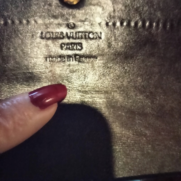 LOUIS VUITTON Long wallet with 2-fold zipper Vernis - Picture 5 of 9